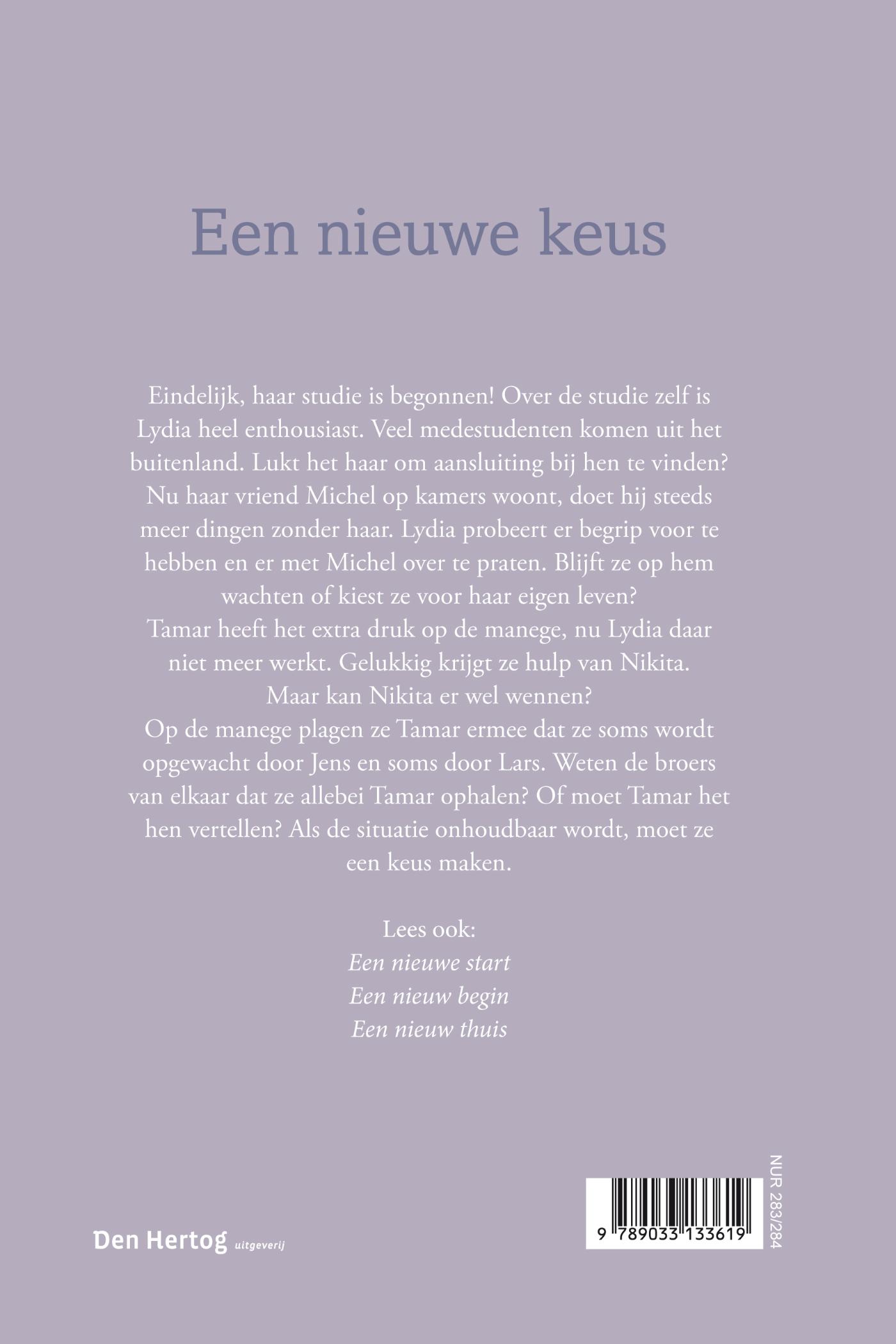 Achterkant van Een nieuwe keus