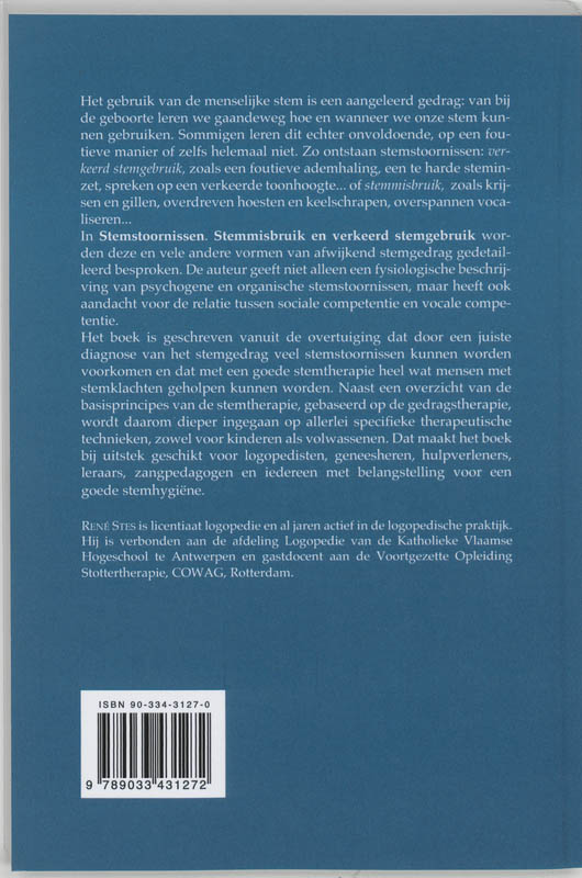 Achterkant van Stemstoornissen