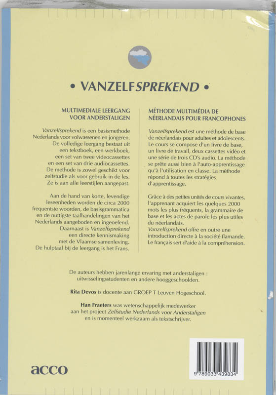 Achterkant van Werkboek
