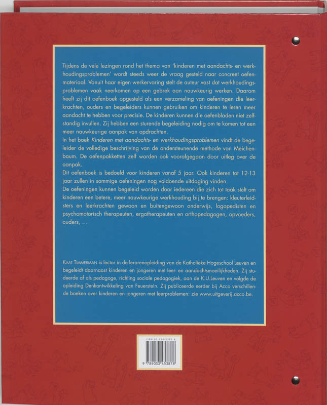 Achterkant van Oefenboek