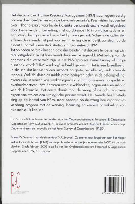 Achterkant van HRM in breedbeeld