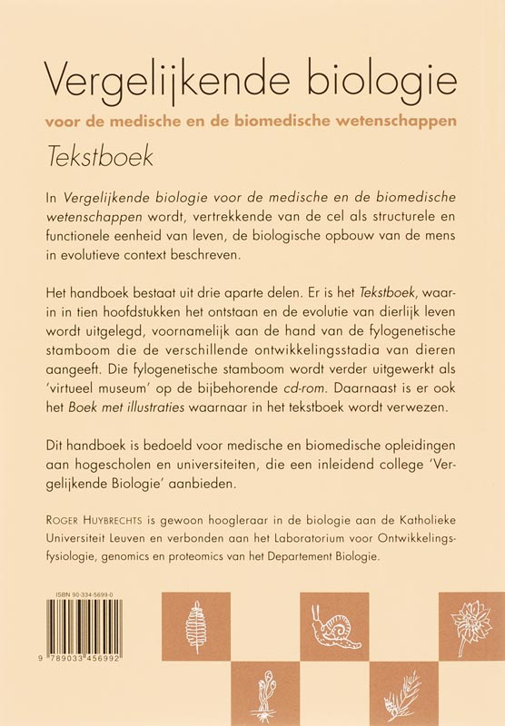 Achterkant van Tekstboek