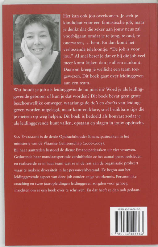 Achterkant van EHBL - Eerste Hulp Bij Leidinggeven