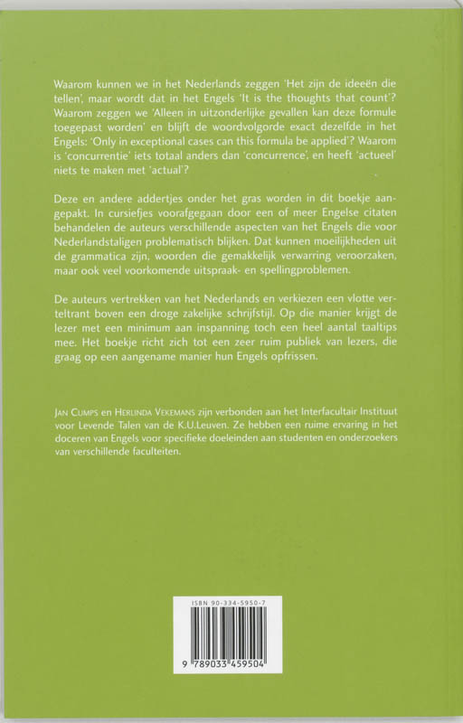 Achterkant van Wanted!