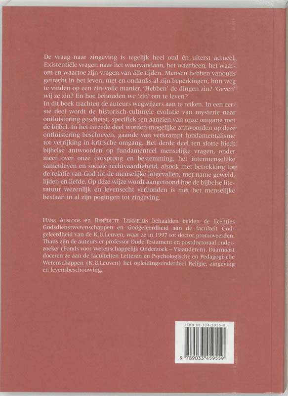 Achterkant van De bijbel: een (g)oude(n) gids