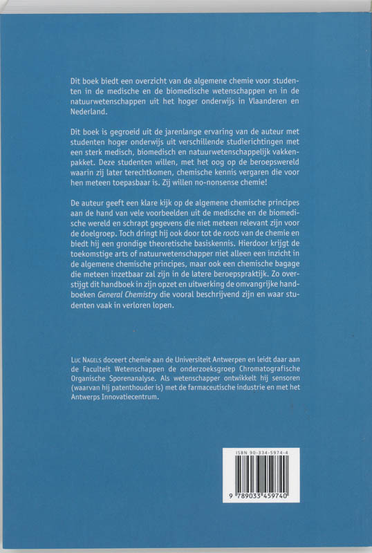 Achterkant van Algemene chemie