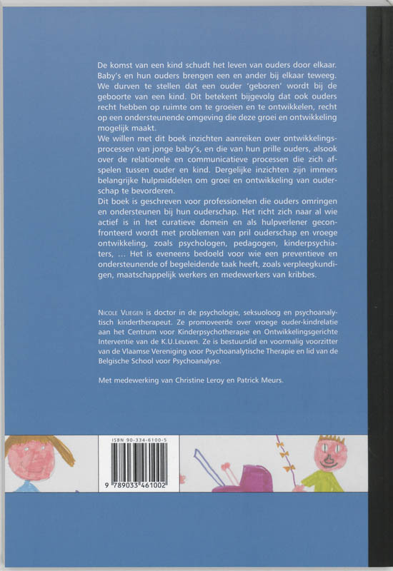 Achterkant van Kleine baby's, prille ouders