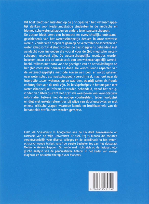 Achterkant van Wetenschappelijk denken