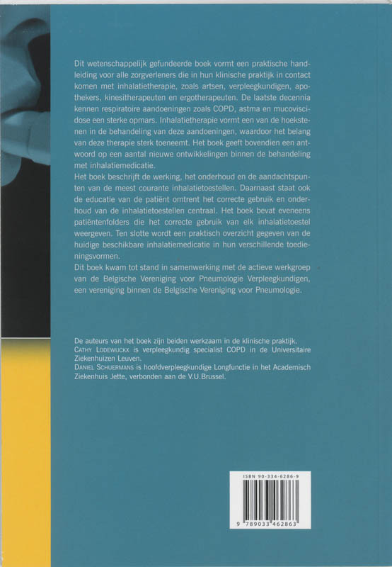 Achterkant van Inhalatietherapie