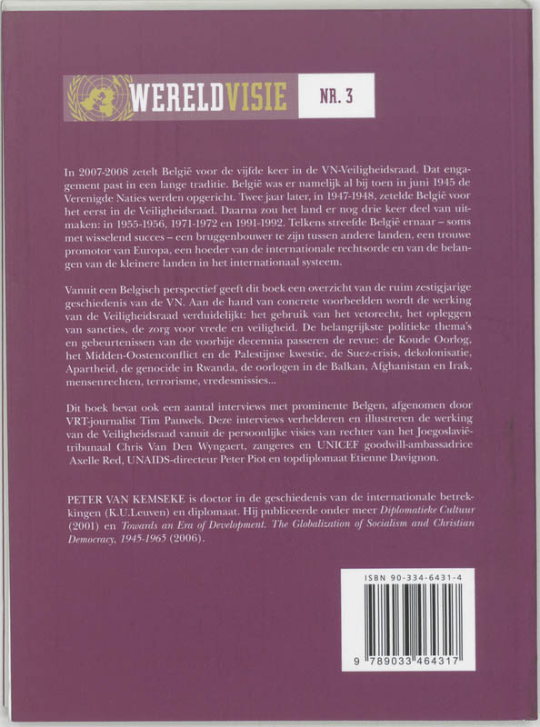 Achterkant van Belgie in de veiligheidsraad 1946-2006