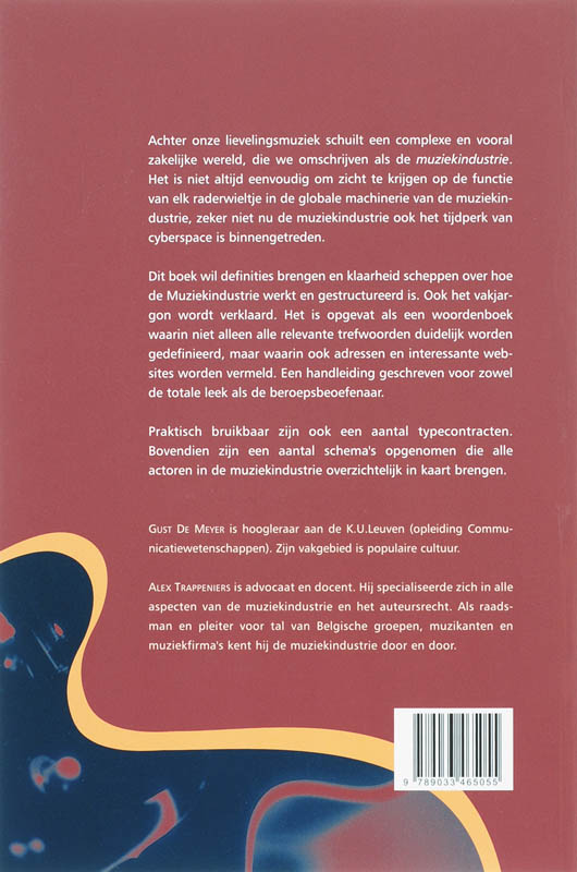 Achterkant van Lexicon van de muziekindustrie