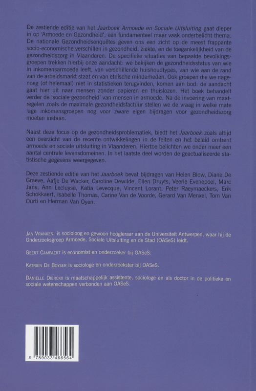 Achterkant van Jaarboek 2007