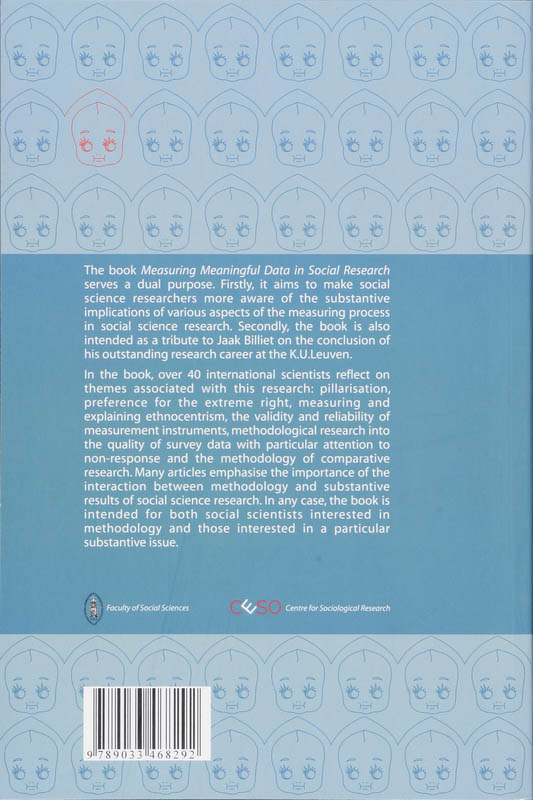 Achterkant van Measuring Meaningful Data in Social Research