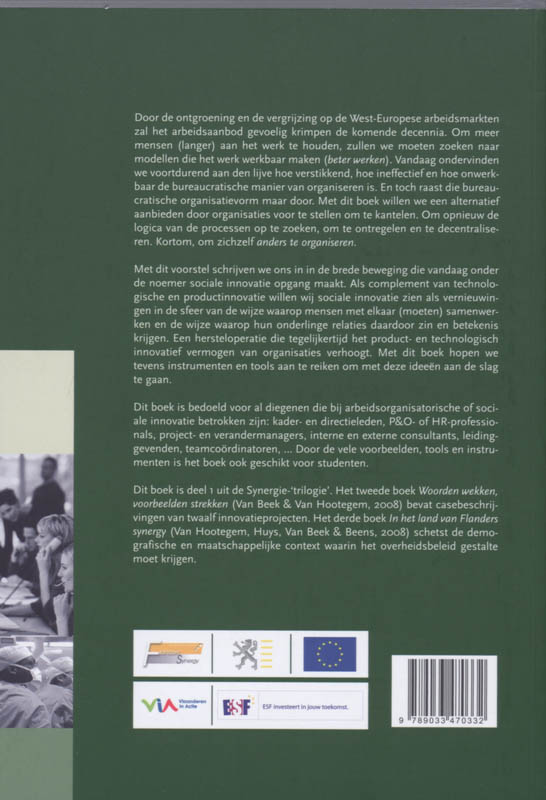 Achterkant van Anders organiseren & beter werken