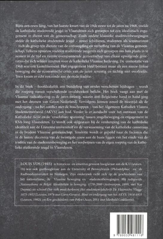 Achterkant van Idealisme en engagement