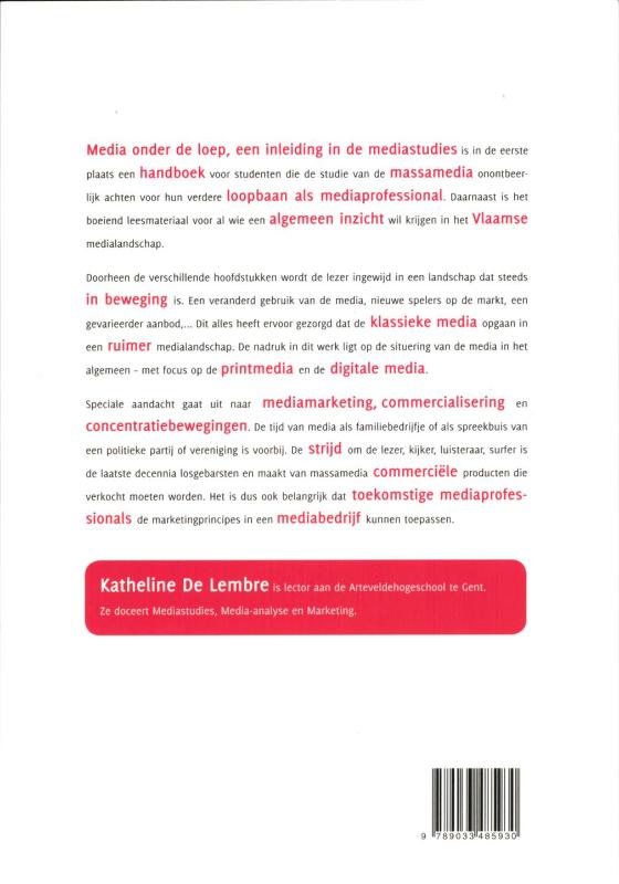 Achterkant van Media onder de loep