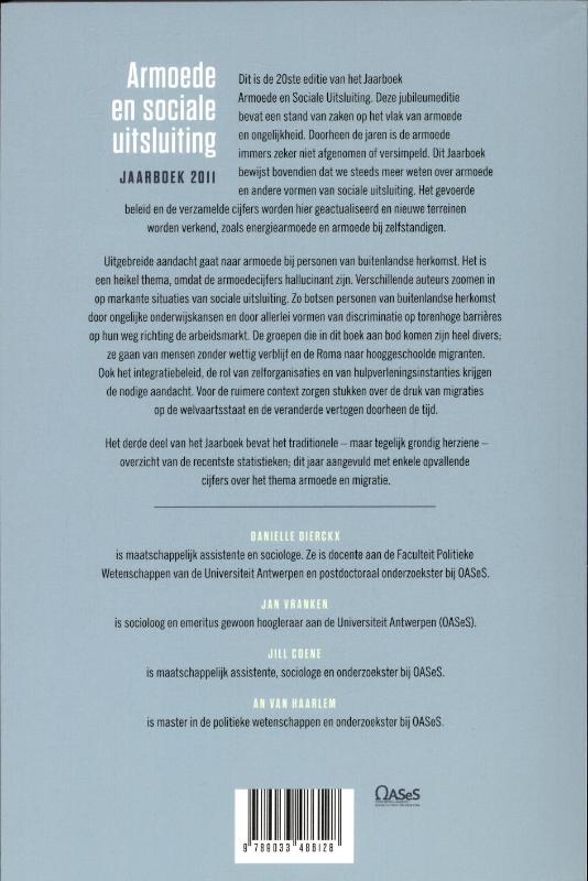 Achterkant van Jaarboek 2011
