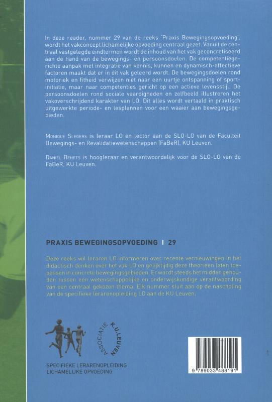 Achterkant van Lichamelijke opvoeding: een vak met inhoud