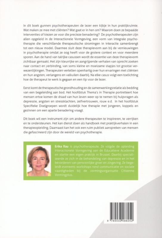 Achterkant van Ontmoetingen in psychotherapie