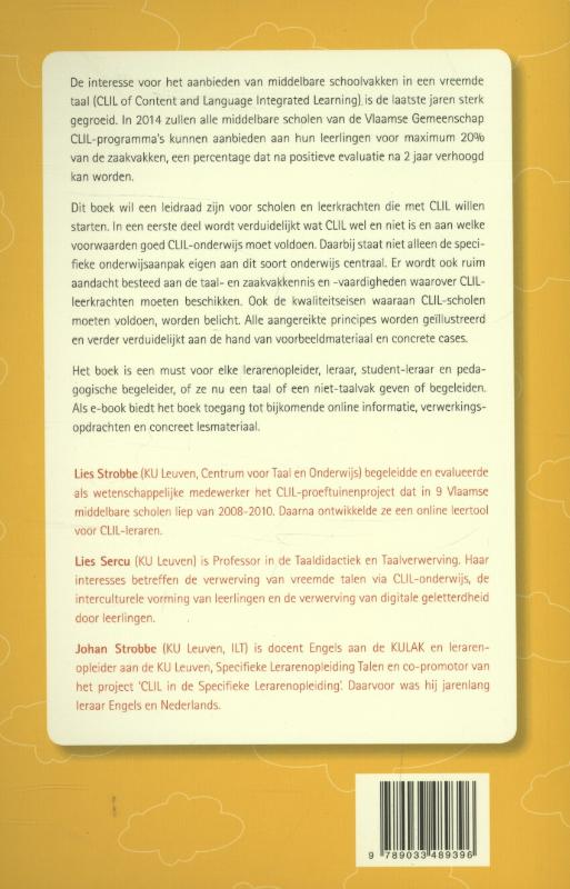 Achterkant van Je vak in een vreemde taal?
