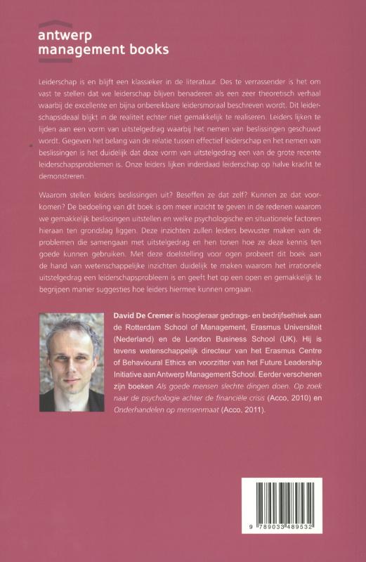 Achterkant van Leiderschap op halve kracht