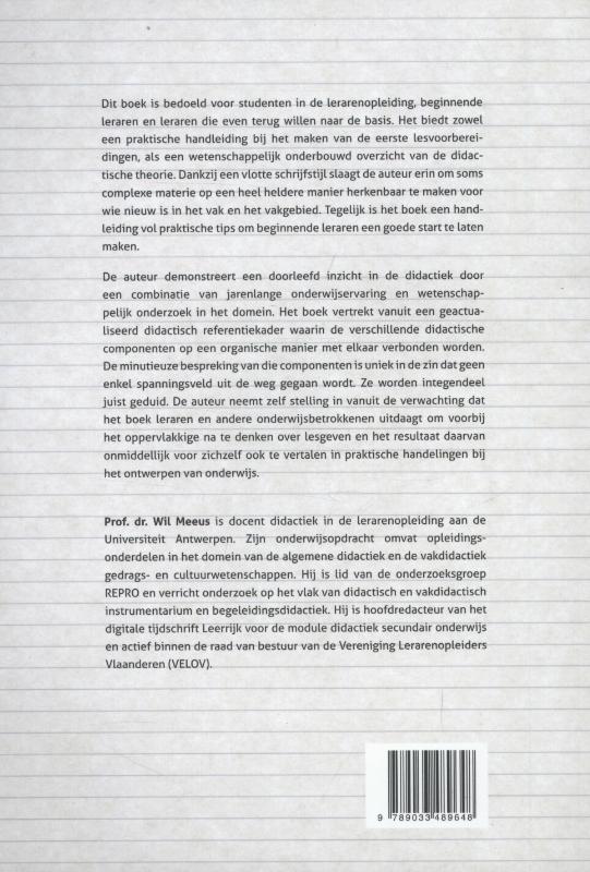 Achterkant van Didactisch referentiekader
