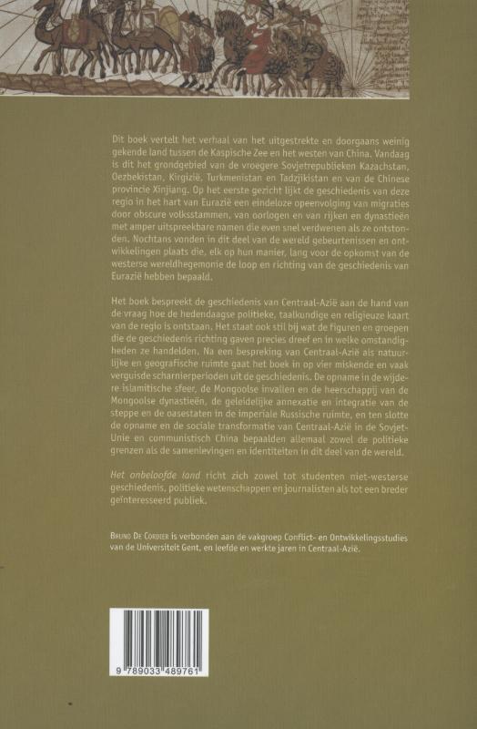 Achterkant van Een geschiedenis van Centraal-Azie