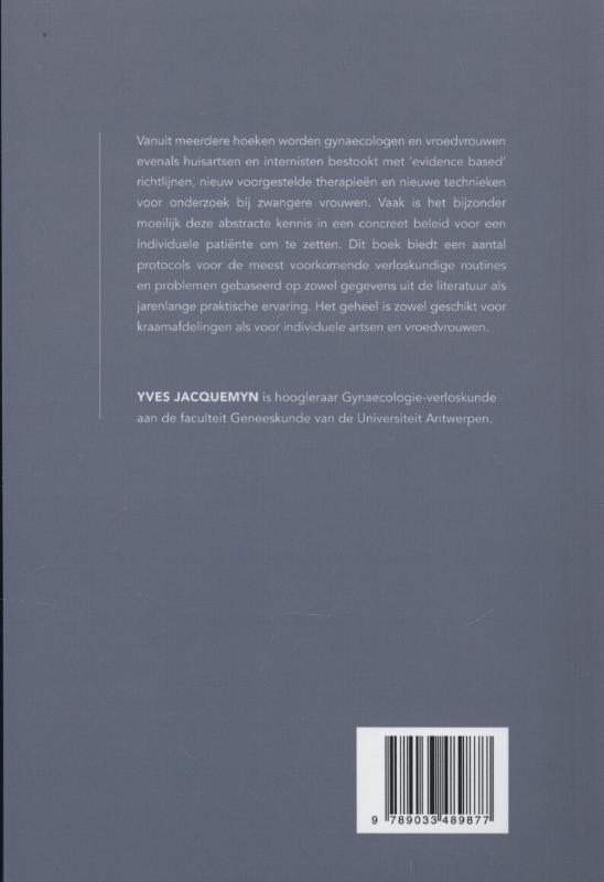 Achterkant van Procedureboek verloskunde