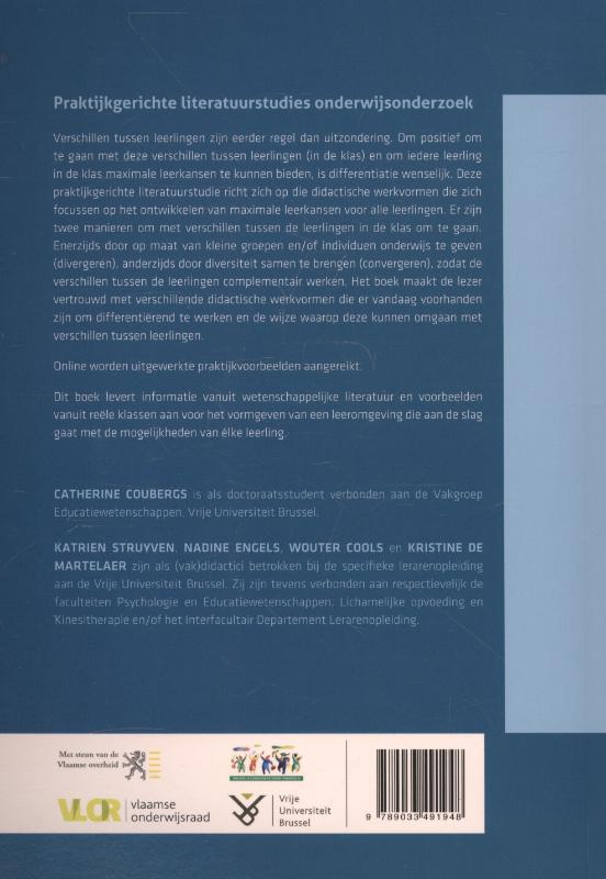 Achterkant van Binnenklasdifferentiatie