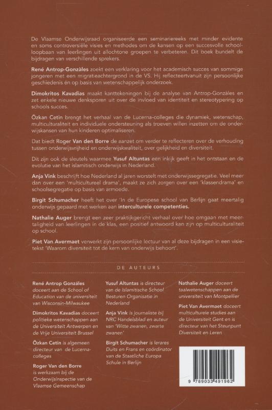 Achterkant van Een andere kijk op diversiteit