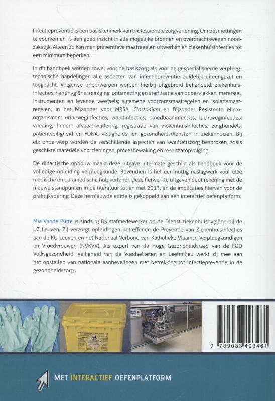 Achterkant van Hygiene in het ziekenhuis