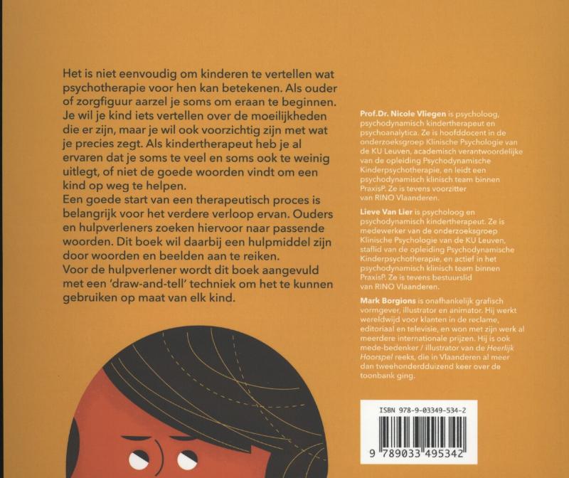 Achterkant van Naar de kindertherapeut