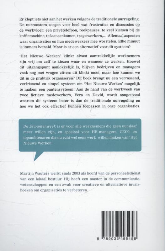 Achterkant van De 38 puntenweek