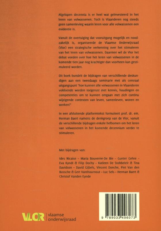 Achterkant van Blijven leren: de toekomst!