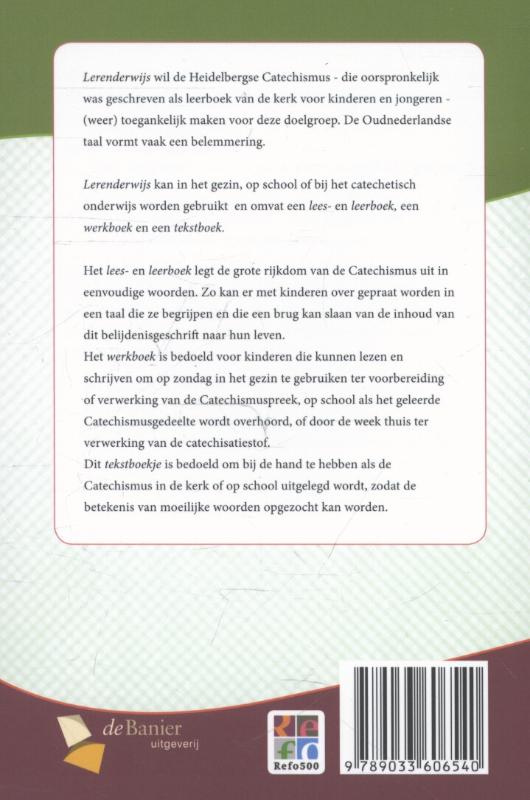 Achterkant van Tekstboek