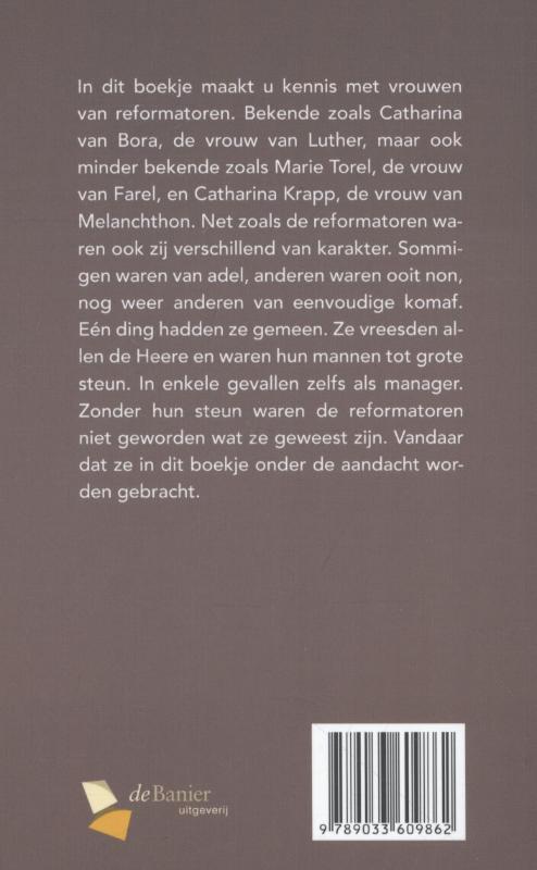 Achterkant van Vrouwen van reformatoren