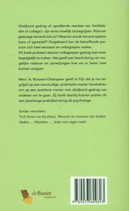 Achterkant van Fijn dat je me begrijpt!