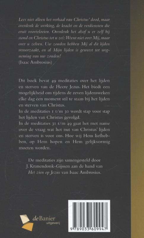 Achterkant van Zijn leven afgelegd