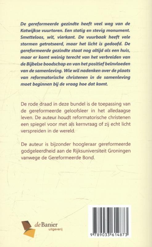 Achterkant van Licht in de vuurtoren