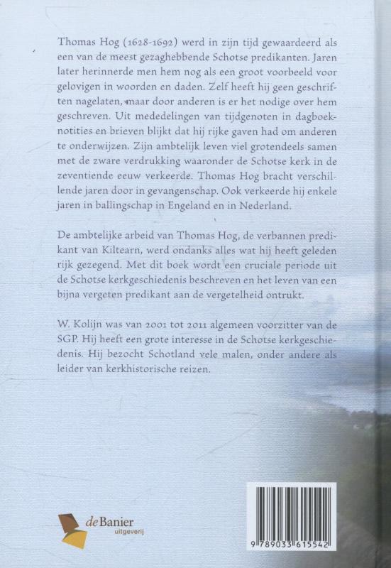 Achterkant van Thomas Hog