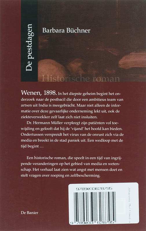 Achterkant van De pestdagen