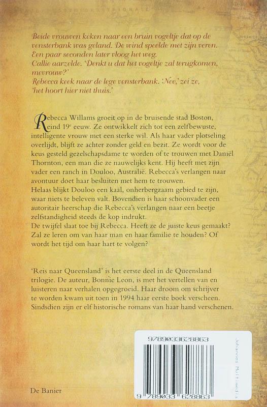 Achterkant van 1 Reis naar Queensland