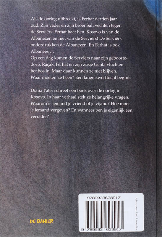 Achterkant van Zwerfkinderen