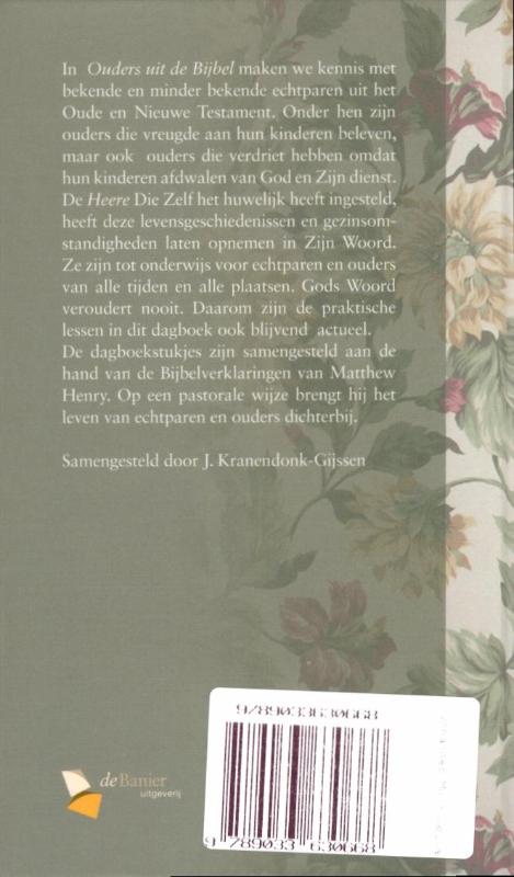 Achterkant van Ouders uit de Bijbel