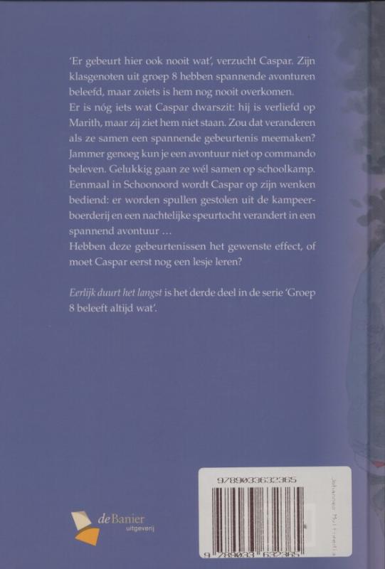 Achterkant van Eerlijk duurt het langst