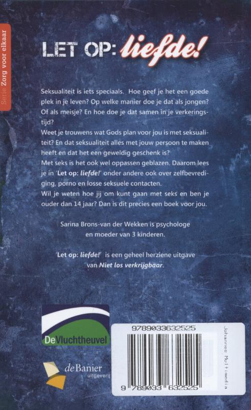 Achterkant van Let op: liefde!