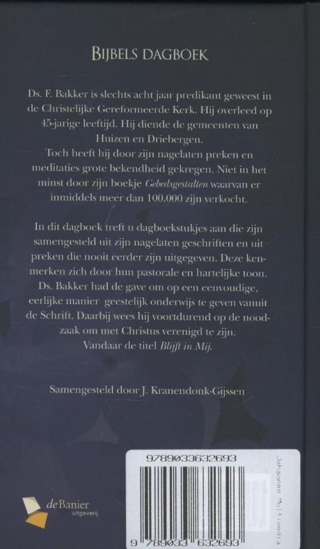 Achterkant van Blijft in mij