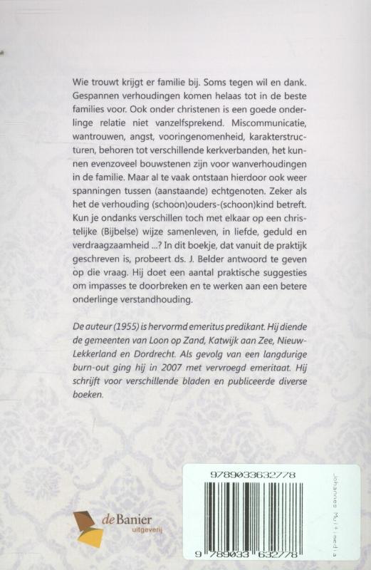 Achterkant van Schoonfamilie is ook familie