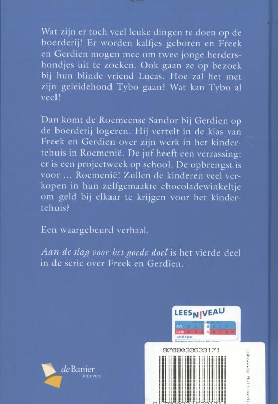 Achterkant van Aan de slag voor het goede doel