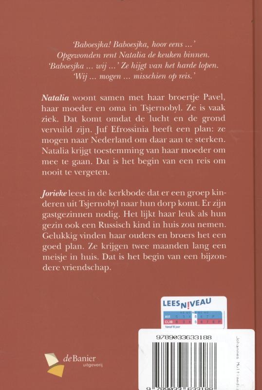 Achterkant van Natalia s grote reis